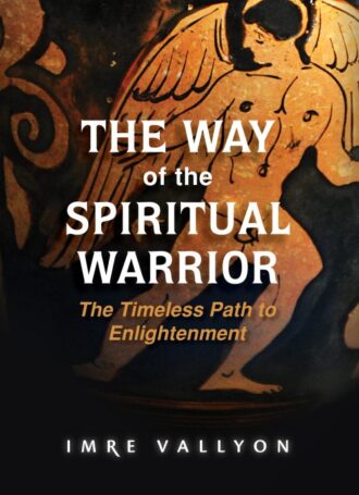 Book Cover, The Way of the Spiritual Warrior. Grecian Urn decorated with winged warrior